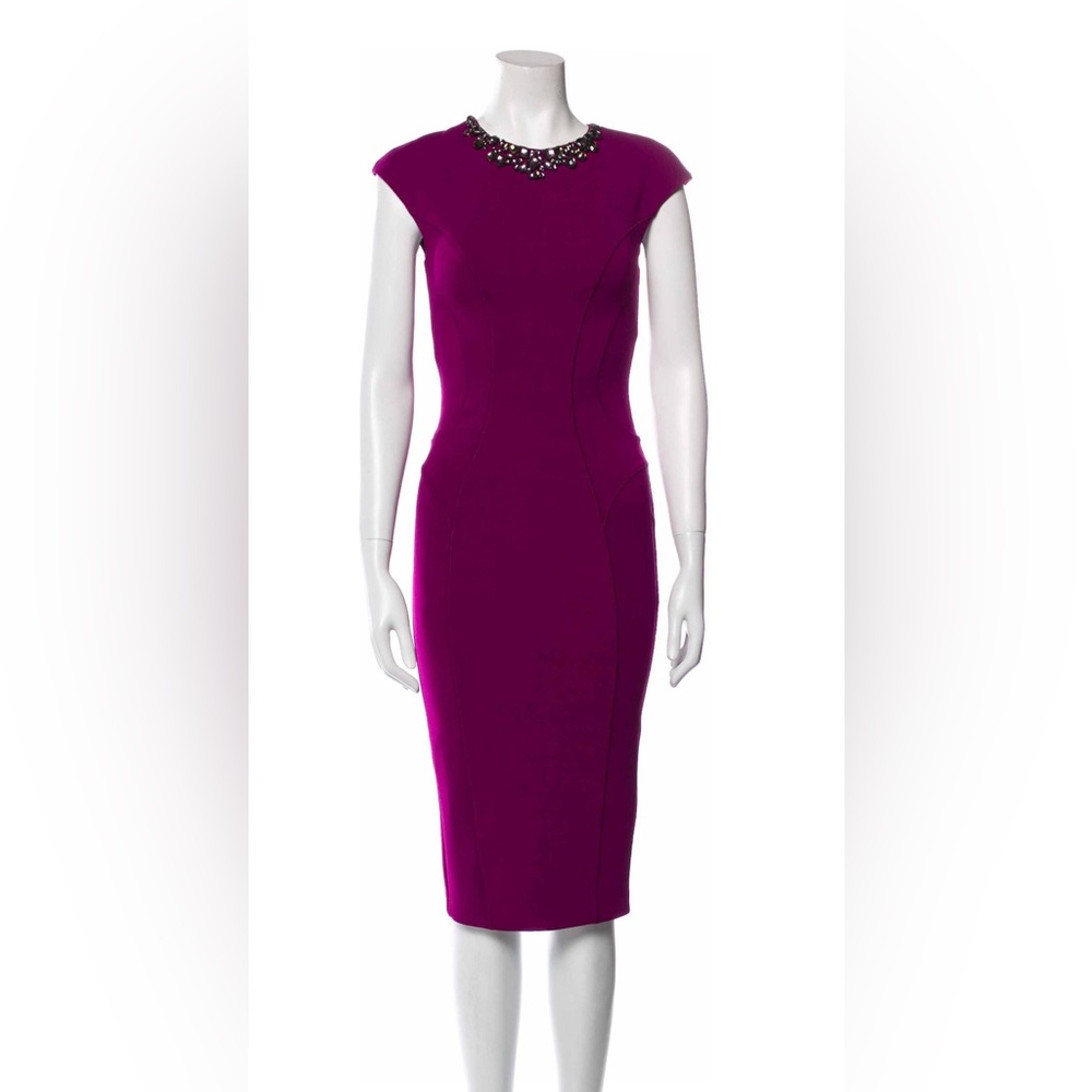 Ted Baker Purple Dress with Gem Detail
